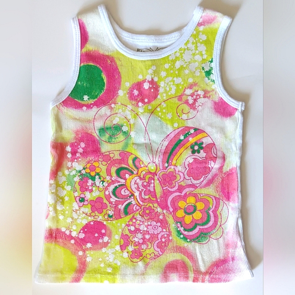 Girls' Colorful Glitter Tank Top Size 5T